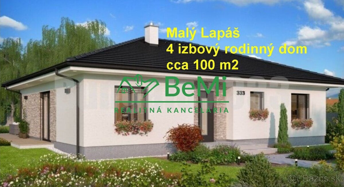 (018-12-DABAa) Novostavba – 4 izbový rodinný dom, Malý Lapá