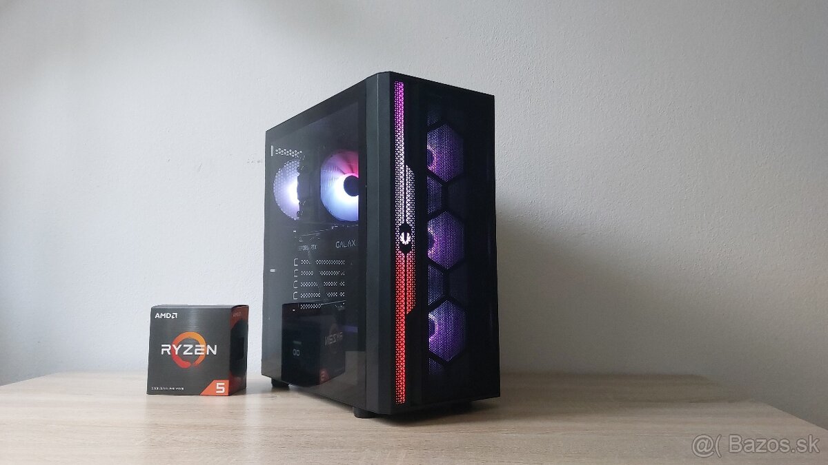Herný pc 6jadro Ryzen 5 5500 3,60ghz/NVME/RTX3060 12GB