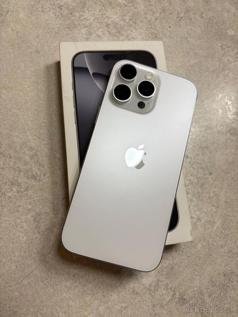 iPhone 16 Pro Max 256GB biely titán