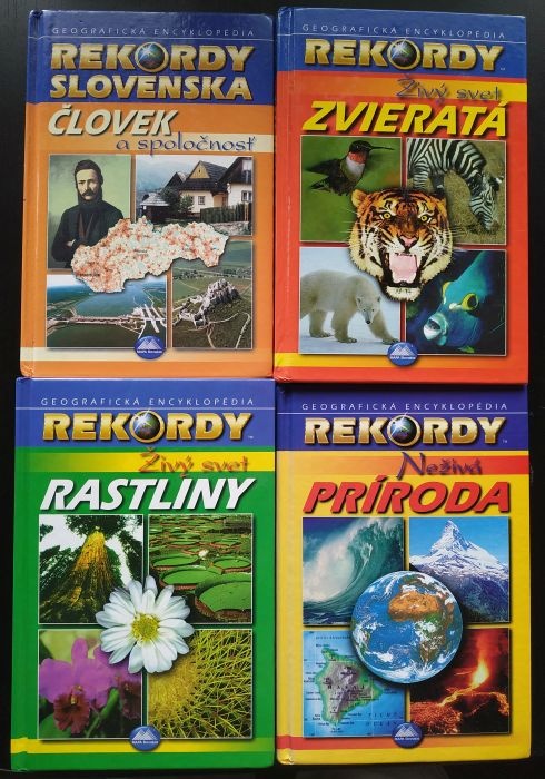 Edícia rekordy, encyklopedie príroda, človek, zviera