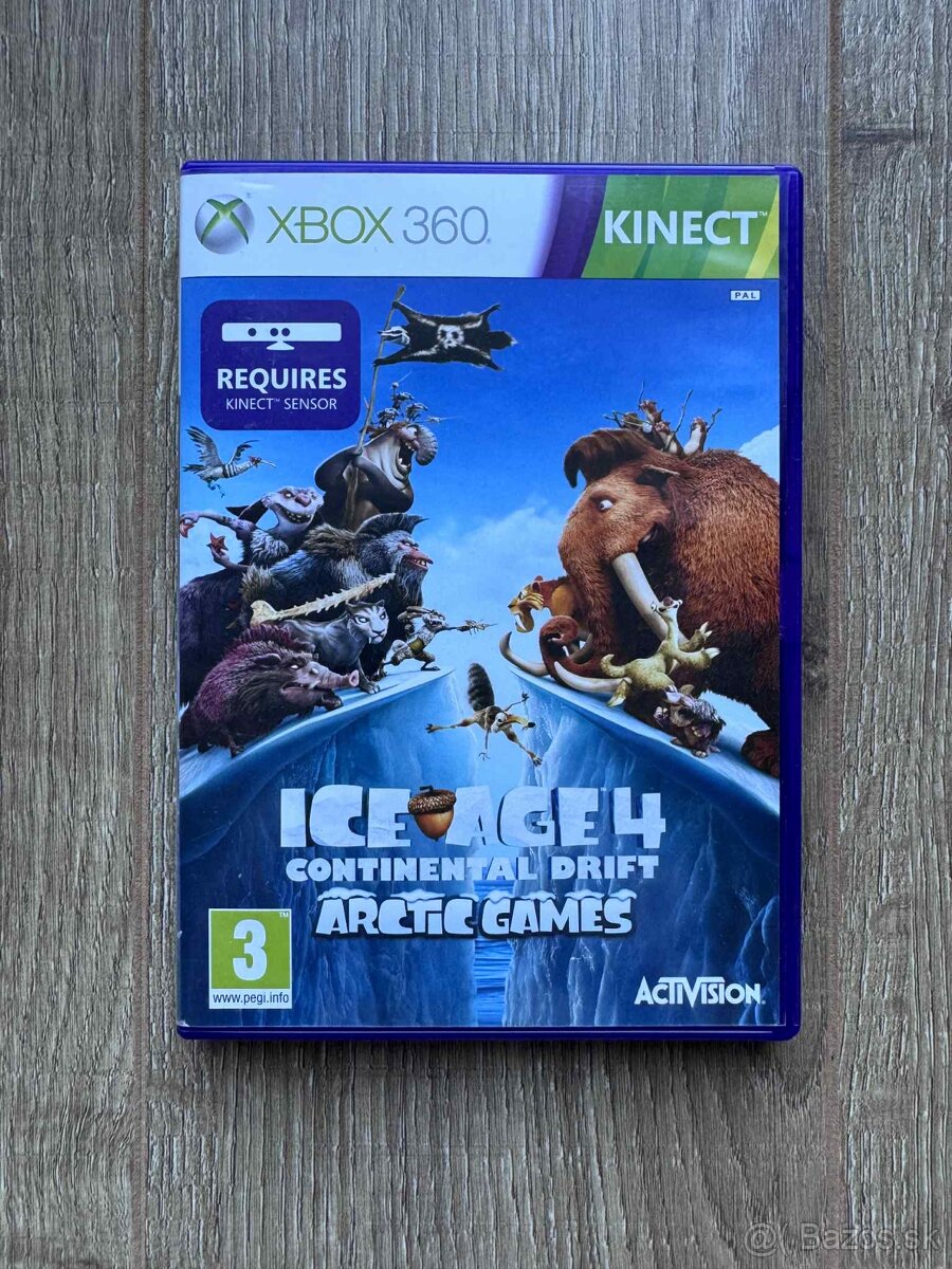 Kinect Ice Age 4 Continental Drift Arctic Games na Xbox 360