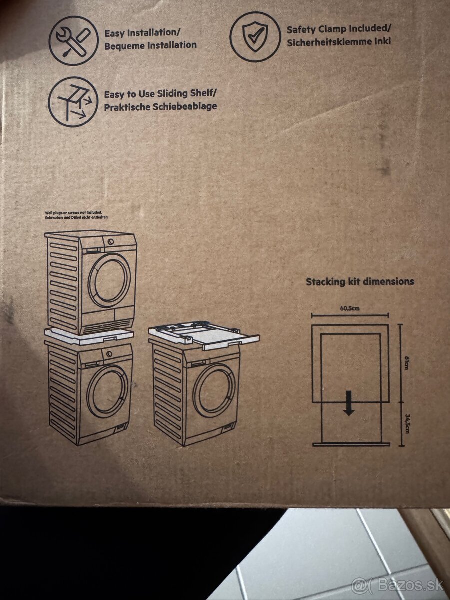 Medzikus práčka – sušička s výsuvom AEG A1WYHSK2 biely