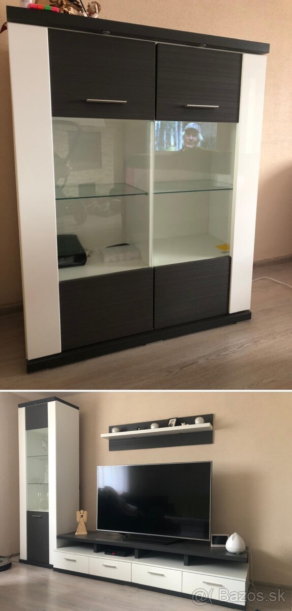 Obývacia stena Manhattan s LED podsvietením