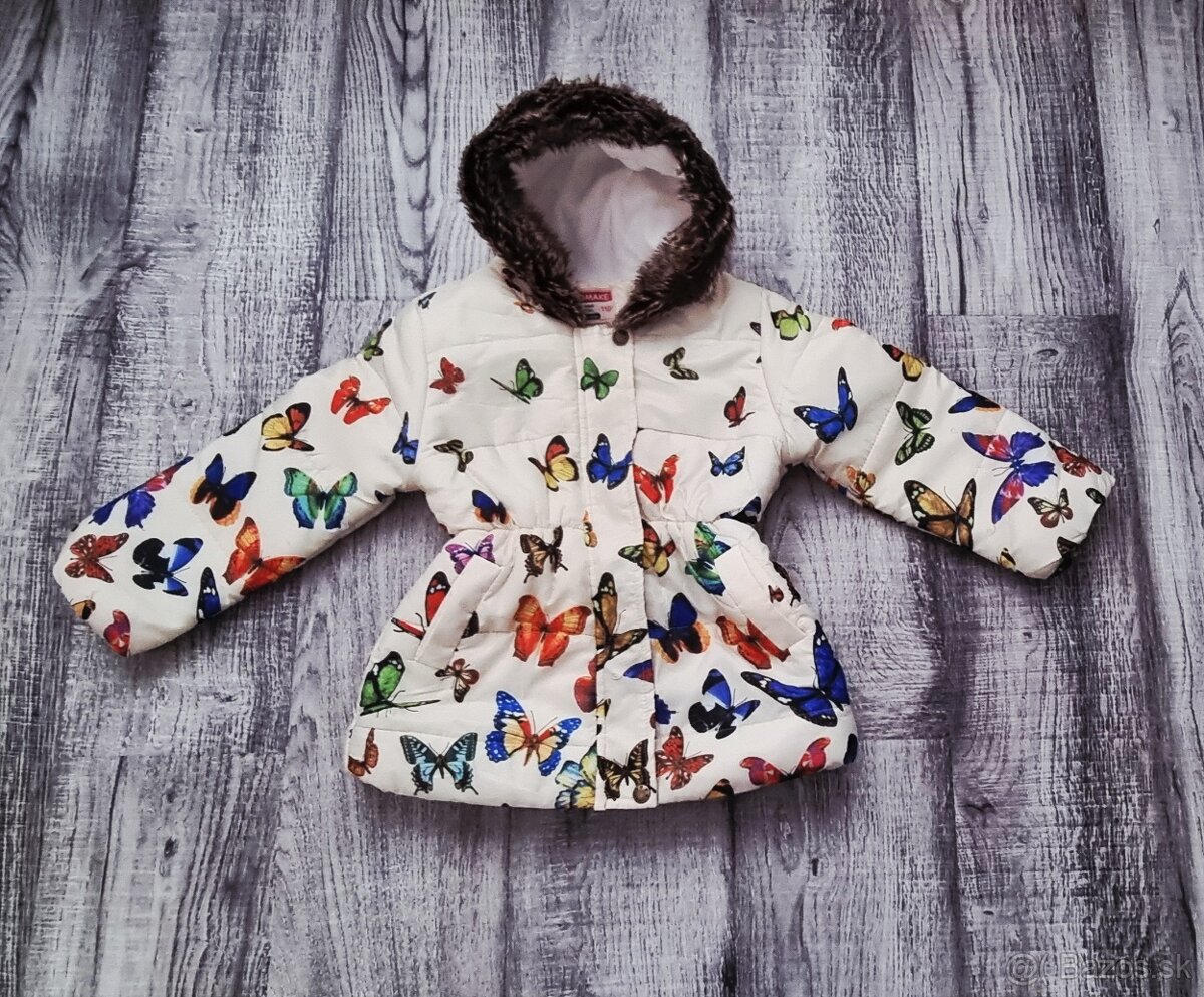 Detska bundička dievčenská veľkosť 110