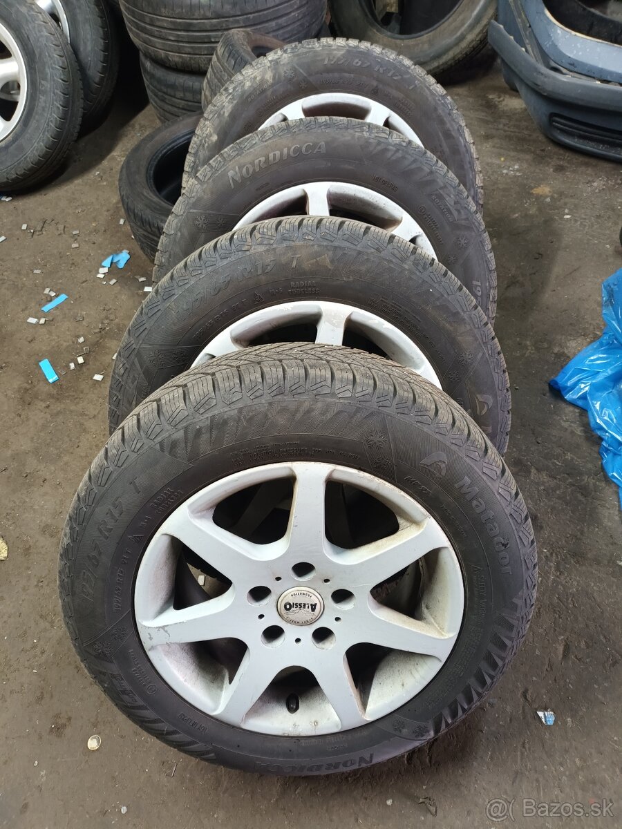 Predám zimný komplet r 15 5x112