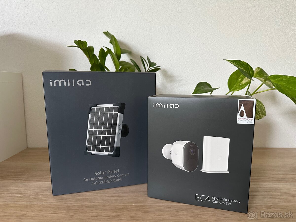 Kamera Imilab EC4 + Zakladna + Solarny panel