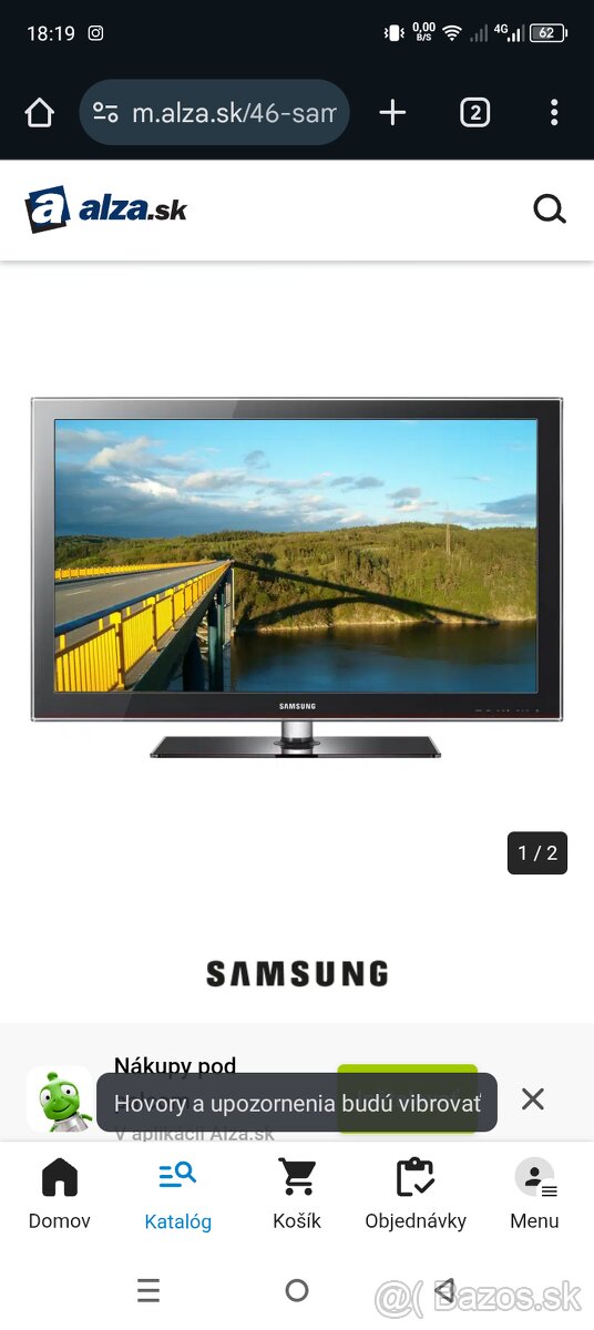 Televízor Samsung 117cm