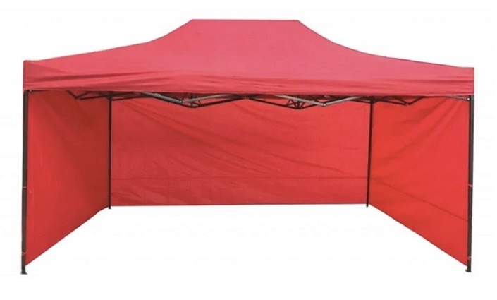 Nožnicový stan 3x4,5m s bočnou plachtou