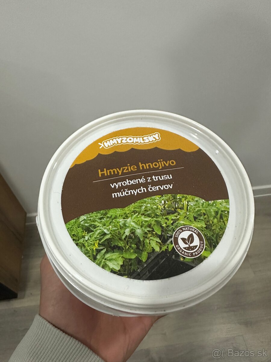 Hmyzie hnojivo z múčnych červov