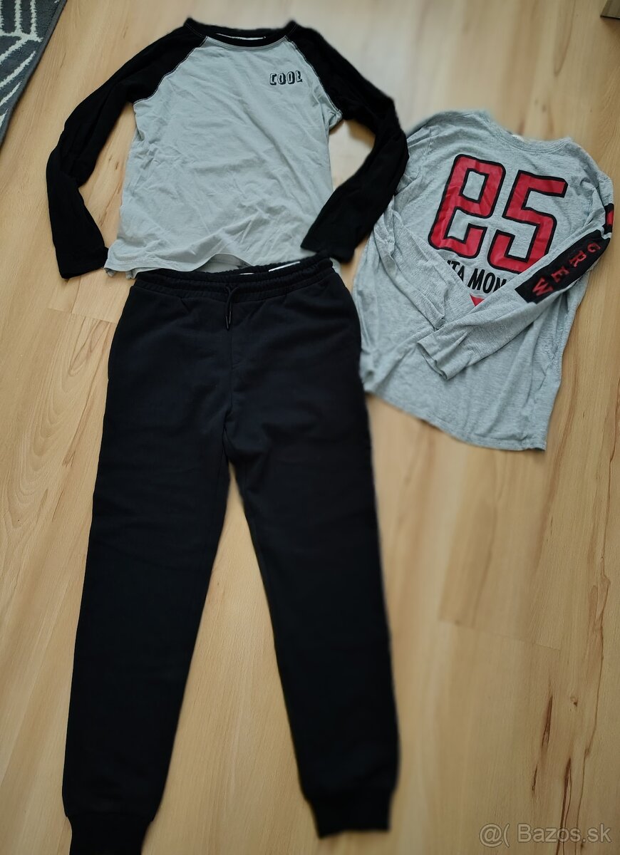 Nove teplaky F&F + tricka 158/164