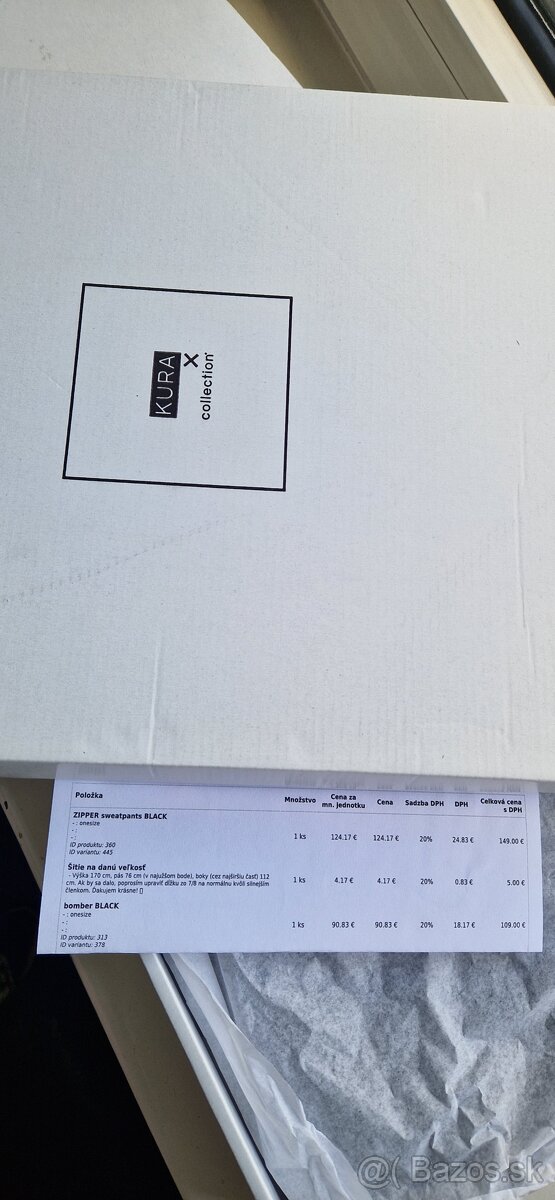 Nová nenosená tepláková súprava Kura Collection vypredaná