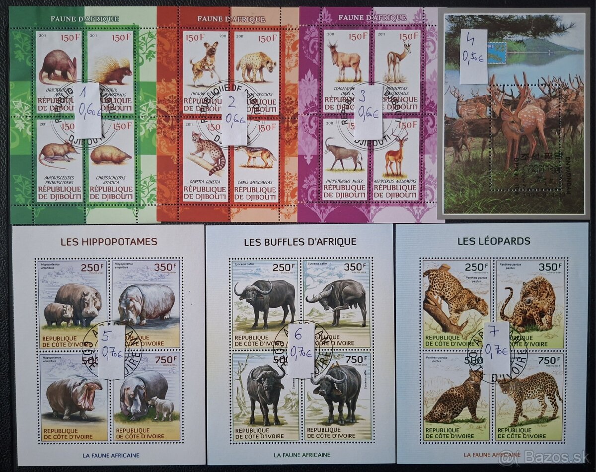 Postove znamky Mix 18 (99poloziek)