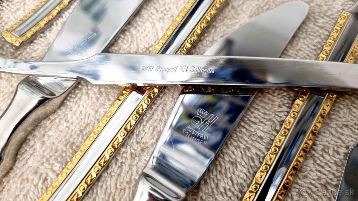 Luxusná sada príborov Van Den Hoogen Solingen