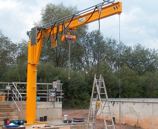 stlpový žeriav 1 t - 6 m
