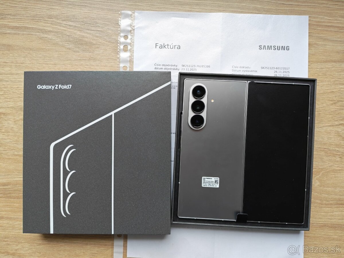 Samsung Galaxy Z Fold7 12GB/512GB, silver,top,zaruka Samsung