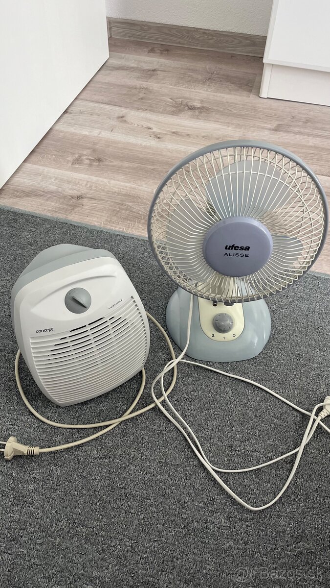 Ventilator,ohrievac.