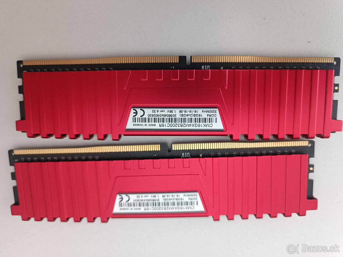 RAM Corsair DDR4 16GB 3200MHz CL16