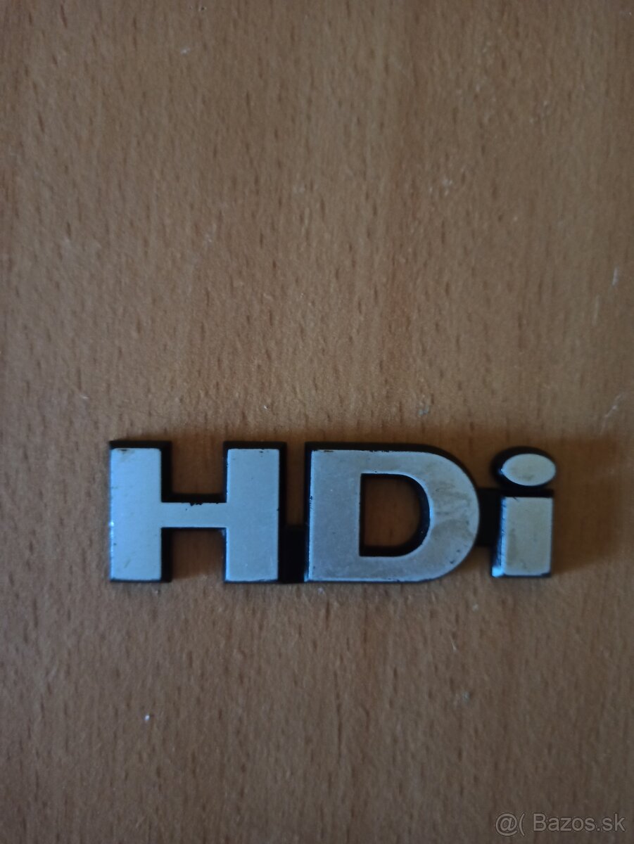 Predám logo HDi na Citroen/Peugeot