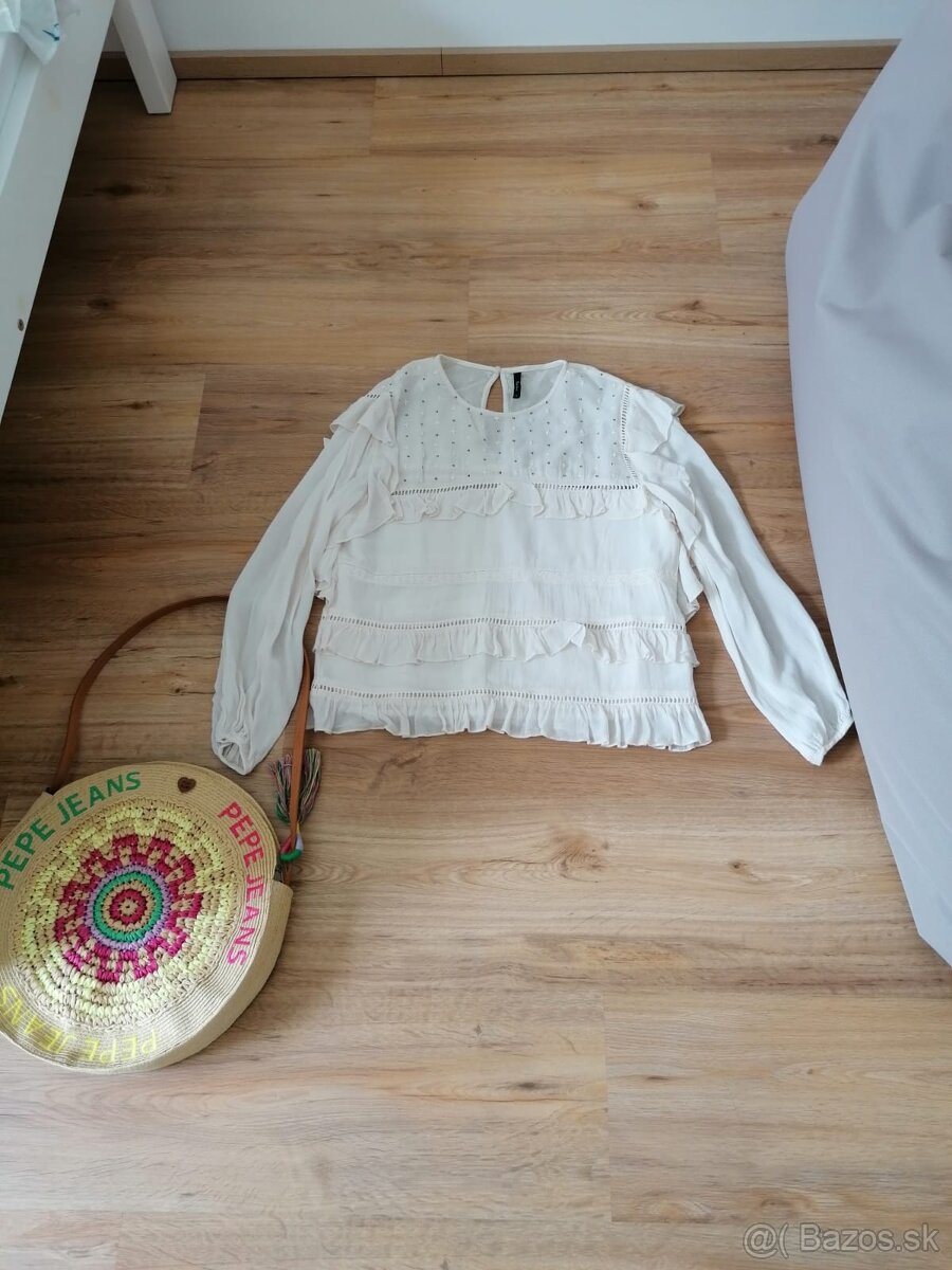 Pepe jeans volanikovy bluzka