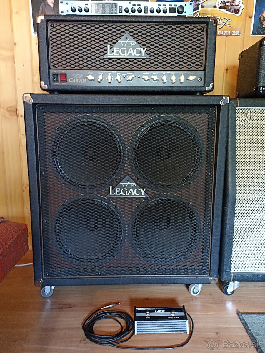 Gitarová hlava + box Carvin Legacy 100