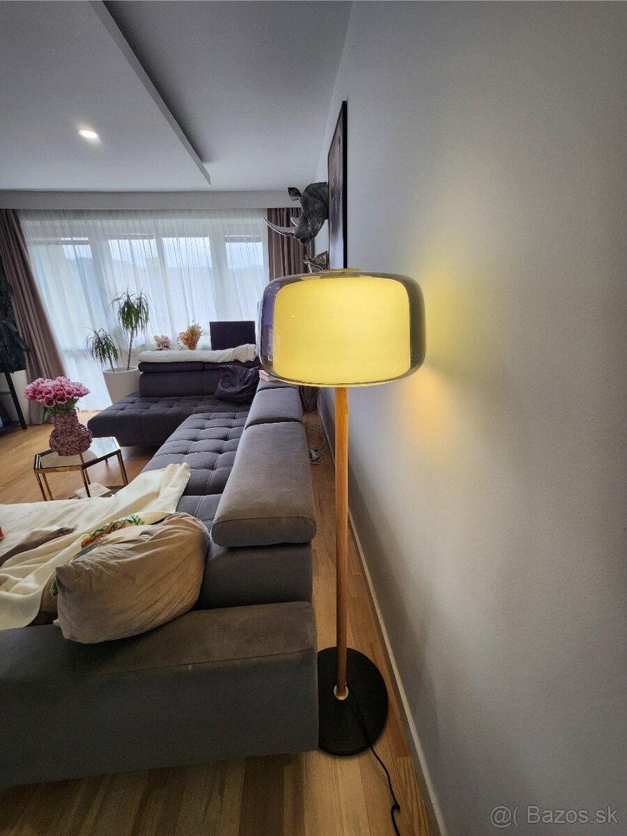 Lampa EVEDAL mramor sivá