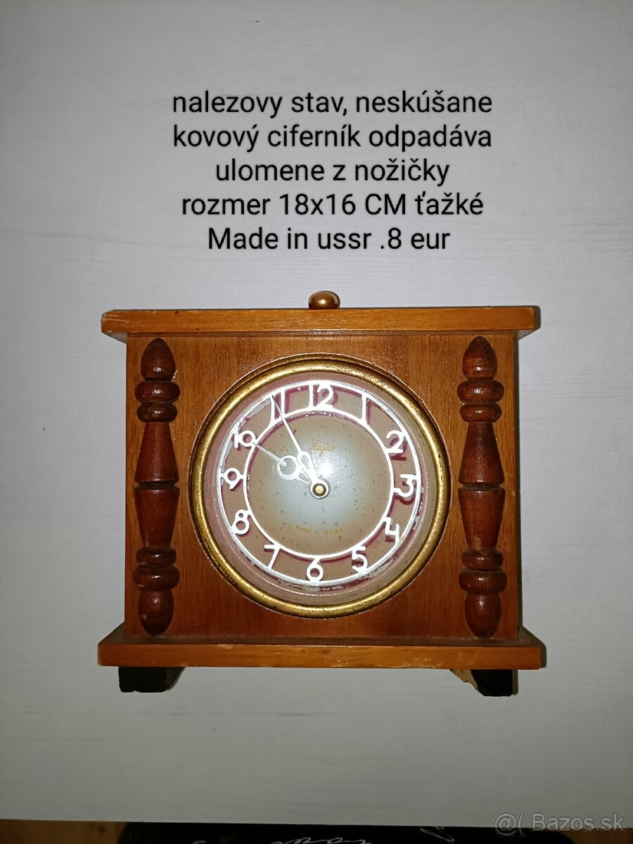 Staré hodiny Made in ussr