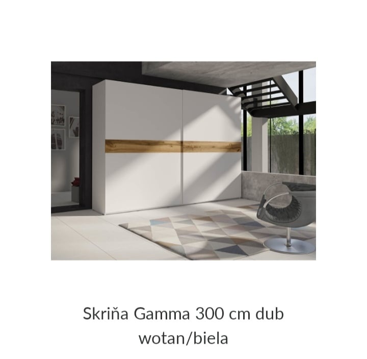 Skriňa šatníkov Gamma 300cm