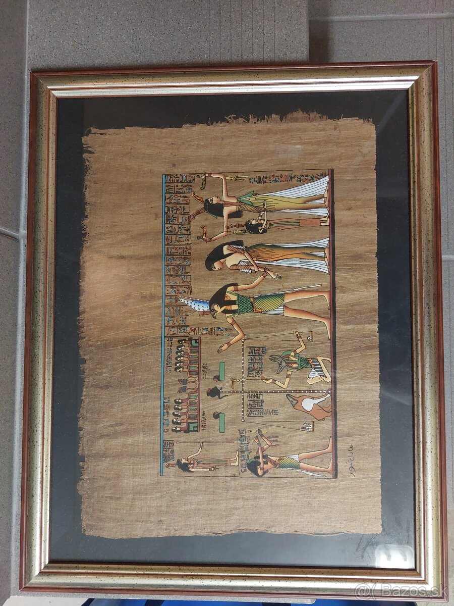 Predám obraz s egyptským motívom