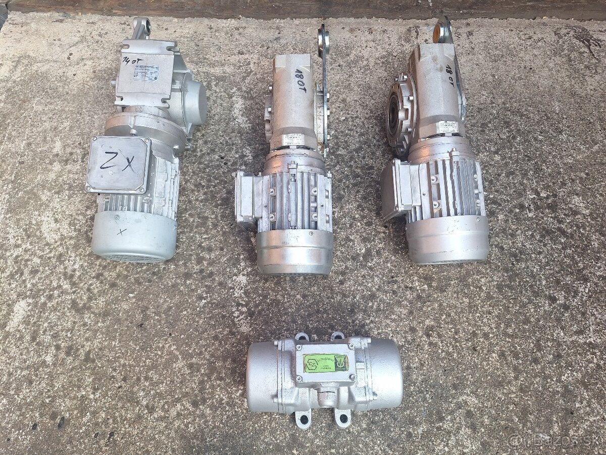 Prevodovky s motorom a vibro motor