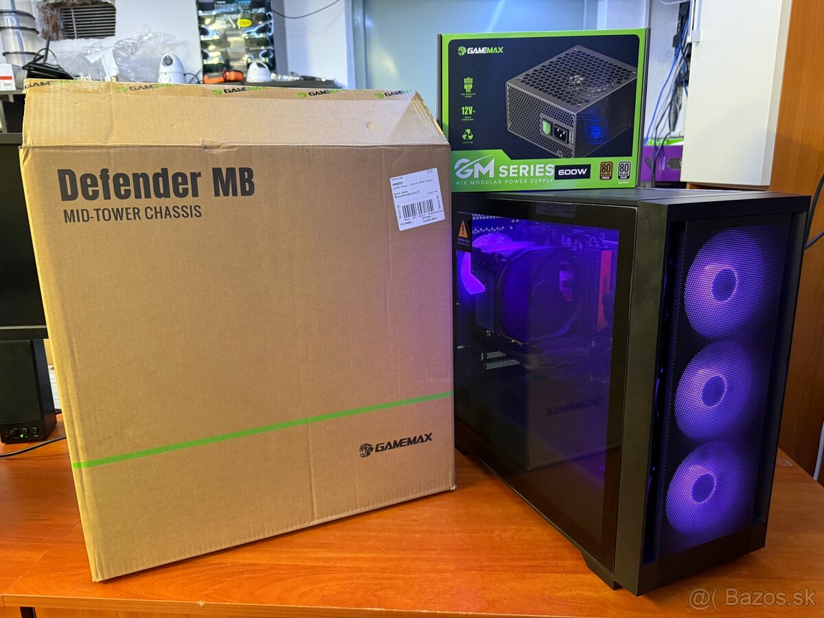 Herný PC, i7-4770K, 32GB RAM, RTX 2060, 2TB, 600W, GAMEMAX