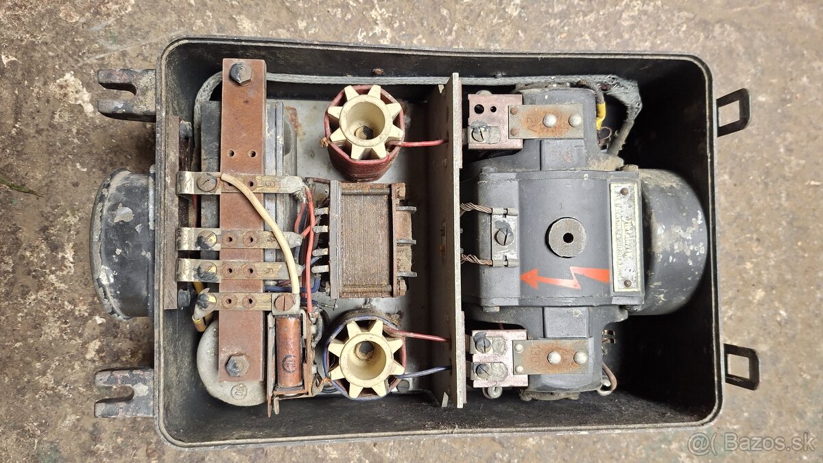 Prúdový menič z roku 1943.