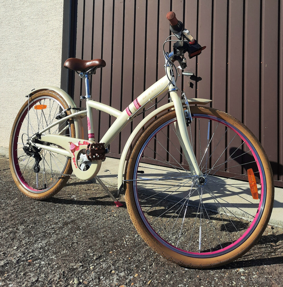 Dievčenský bicykel Btwin Original 500