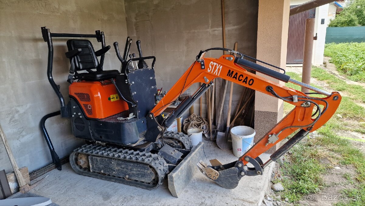 Prenajmem minibager - 850kg