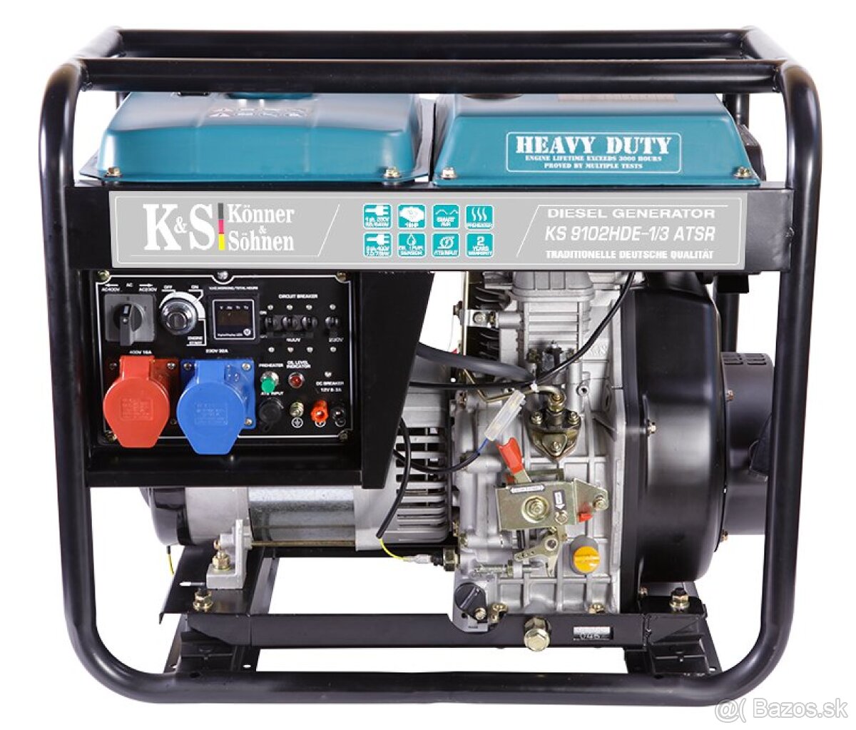 Könner & Söhnen Naftová elektrocentrála KS 9102HDE 1/3 ATSR