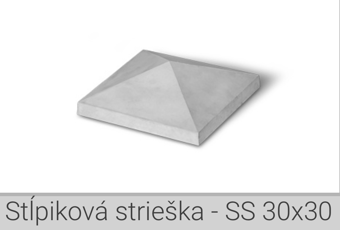 striešky na stlpik 30/30 , 39/39, ,27/49, 30/60