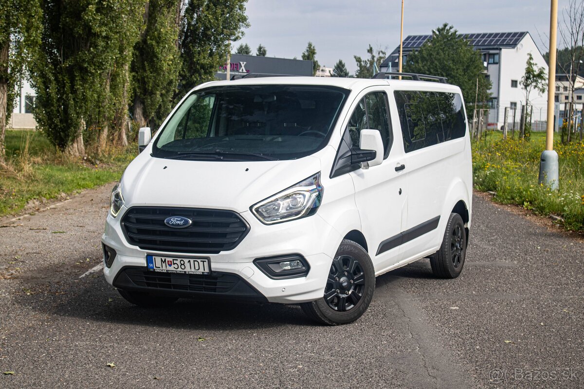 Ford Transit Custom 79kW M6, 9miest, 1. majiteľ, Nelakované