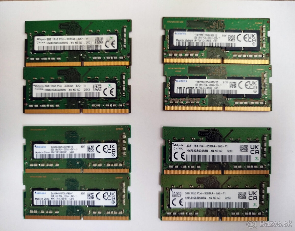 SODIMM DDR4 16GB /2x 8GB/ 3200MHz