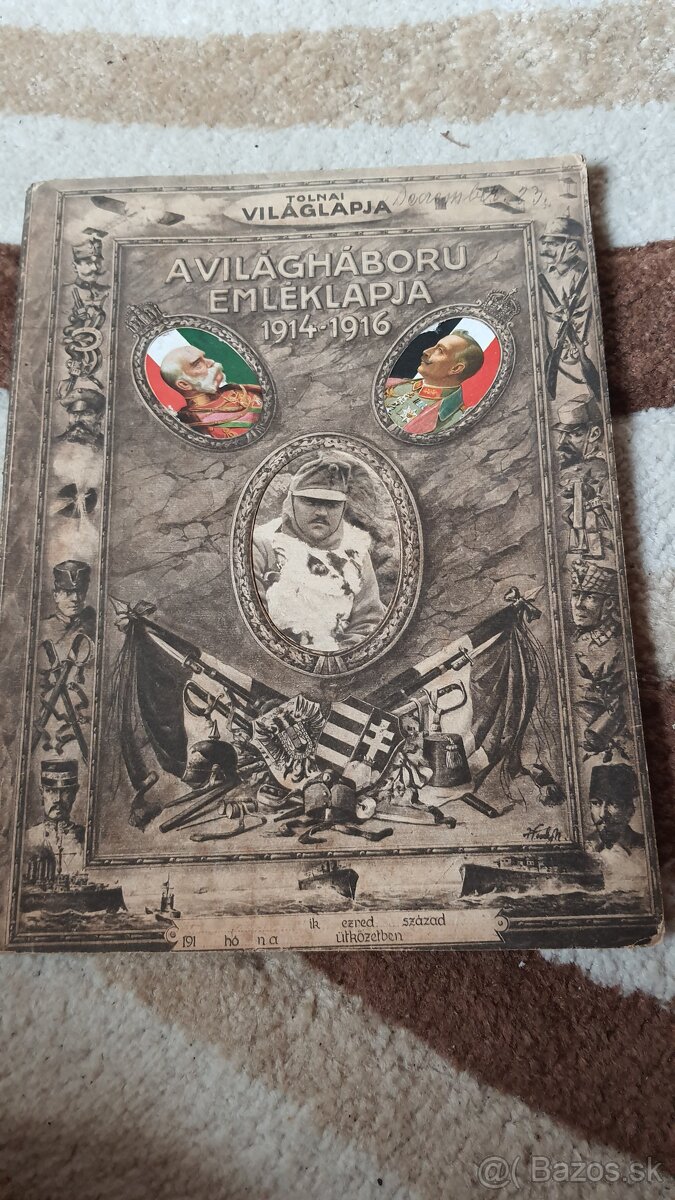 Unikatna publikacia Svetova vojna v madarcine.