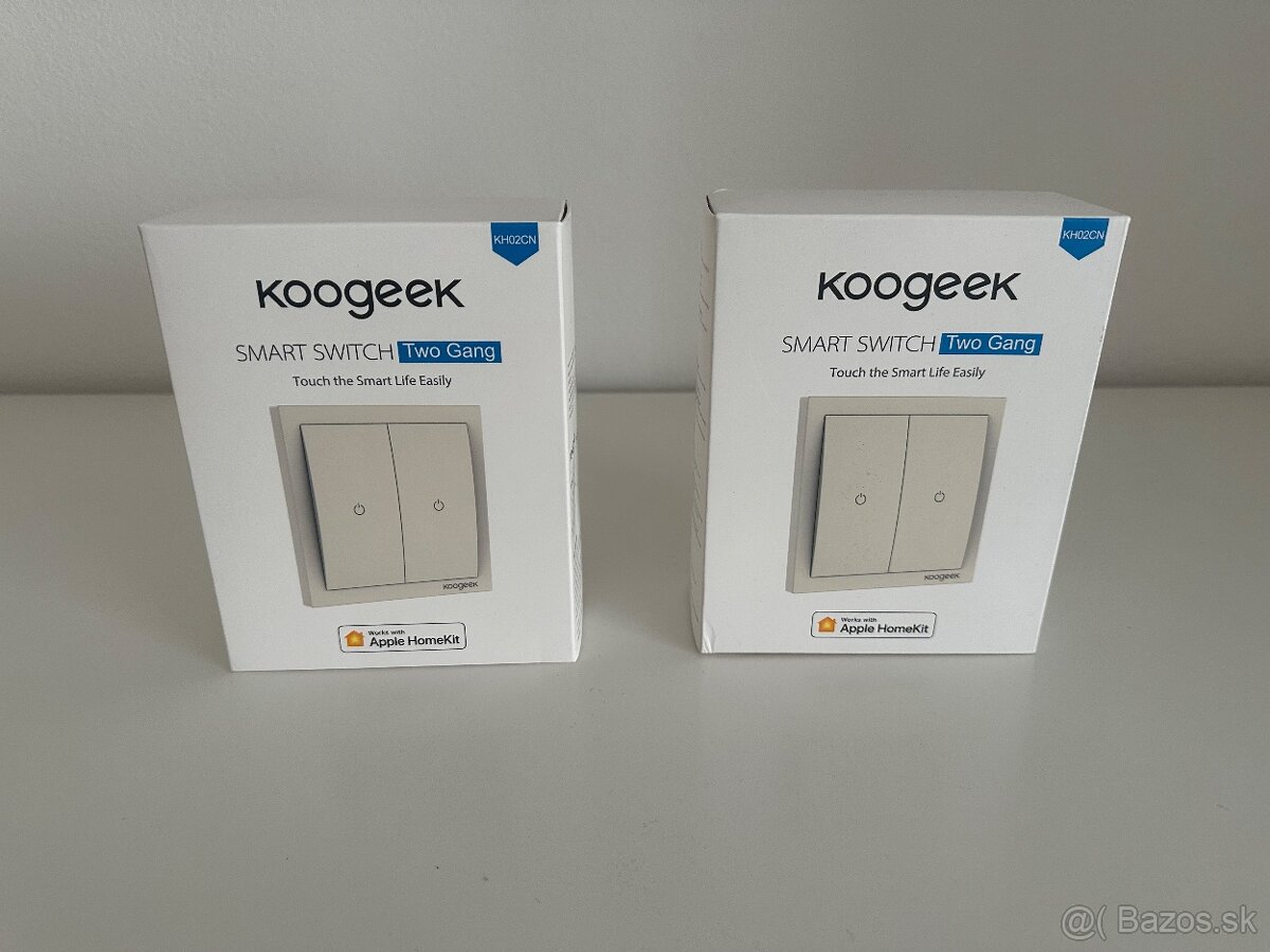 Koogeek smart switch two gang Apple HomeKit