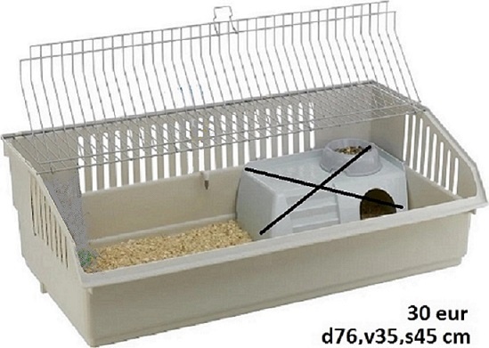 klietka pre hlodavce 80 cm