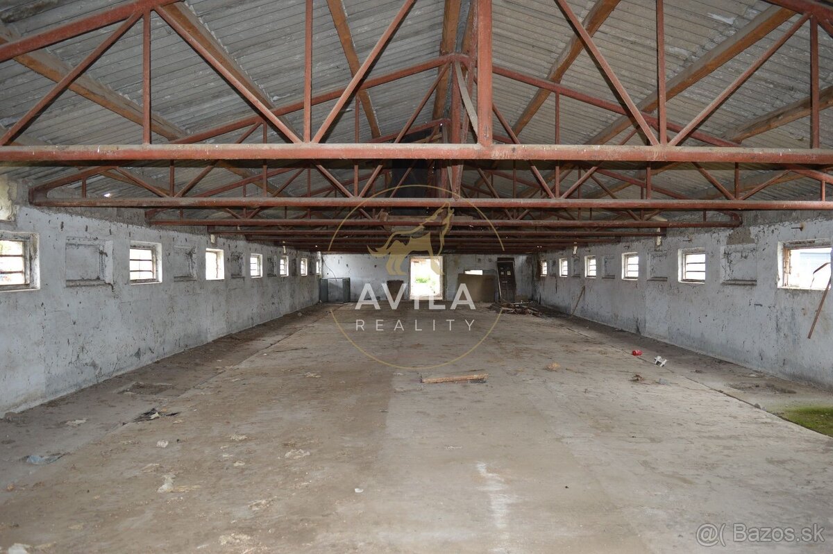 NA PRENÁJOM: sklad-hala 270m2 - Voderady