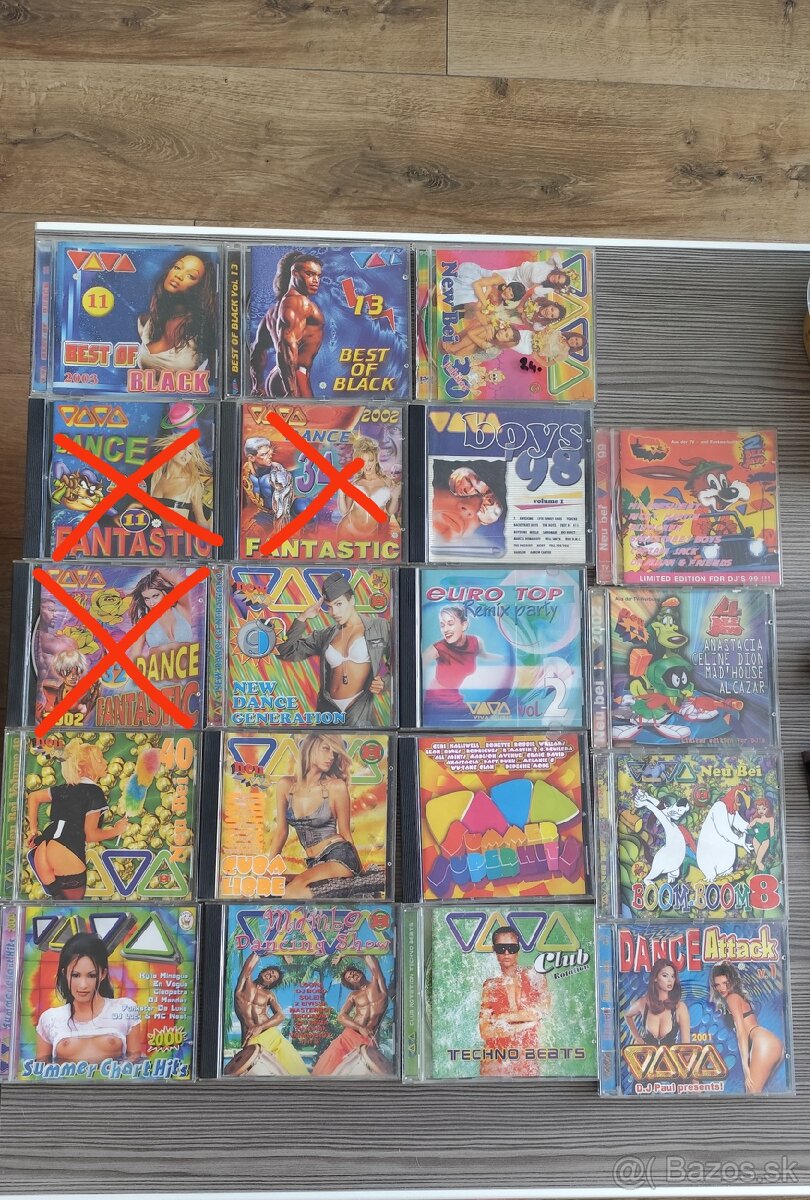 CD club rotation, Viva dance, Bravo hits