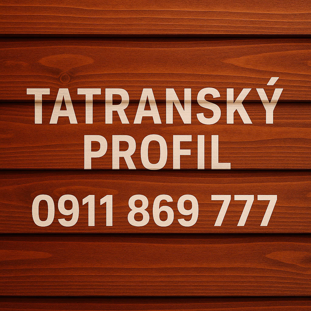 Skladom tatranský profil, červený smrek, termodrevo