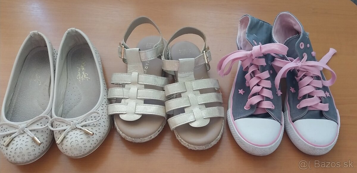 3x topanky pre dievčatko v.33