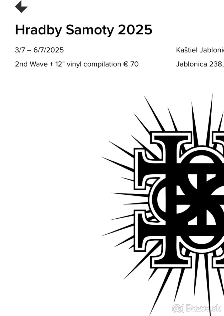 hradby samoty listok + vinyl