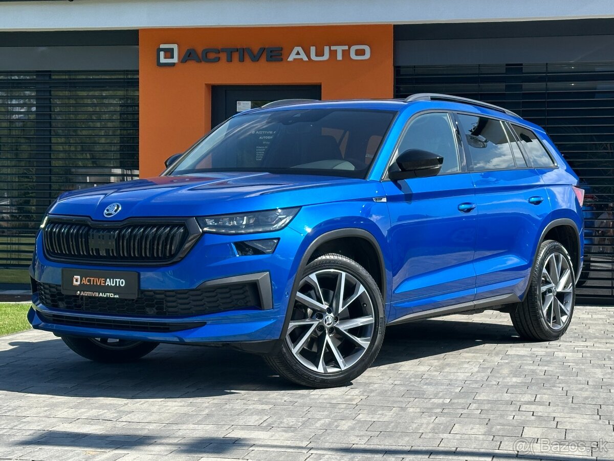 Škoda Kodiaq SportLine 2.0 TDi 4x4 DSG , WEBASTO, r.v.: 2022
