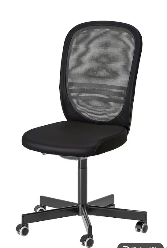 IKEA FLINTAN Kancelárska stolička, čierna