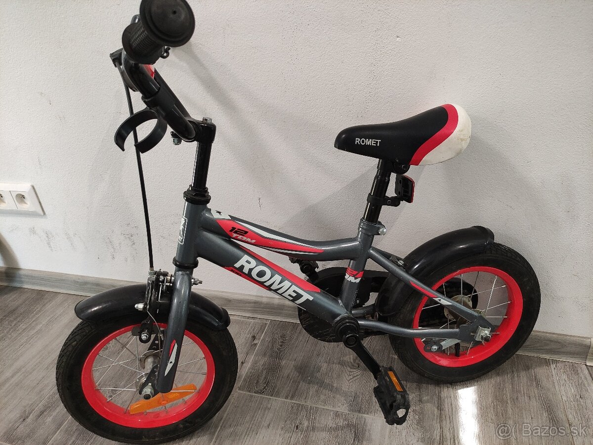 Predám detský bicykel ROMET Čierny 12"