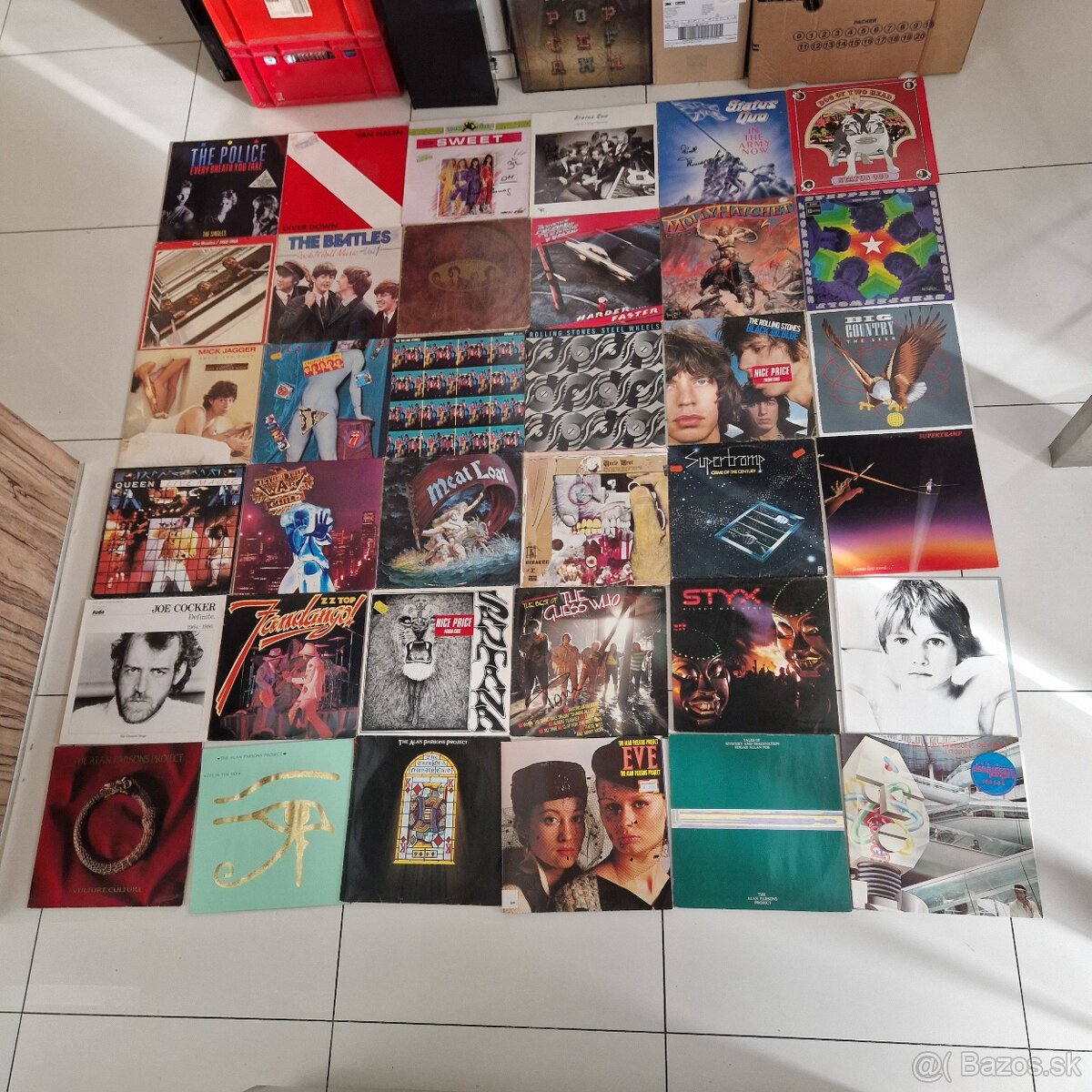 LP-čky..POLICE,VAN HALEN,SWEET,STATUS QUO,BEATLES,APRIL WINE