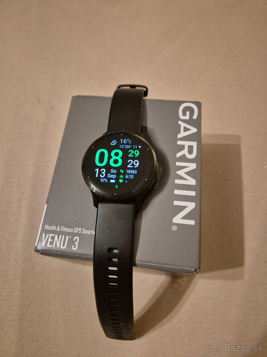 Garmin Venu 3 čierne